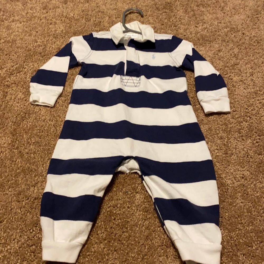 Ralph Lauren striped romper size 9 months